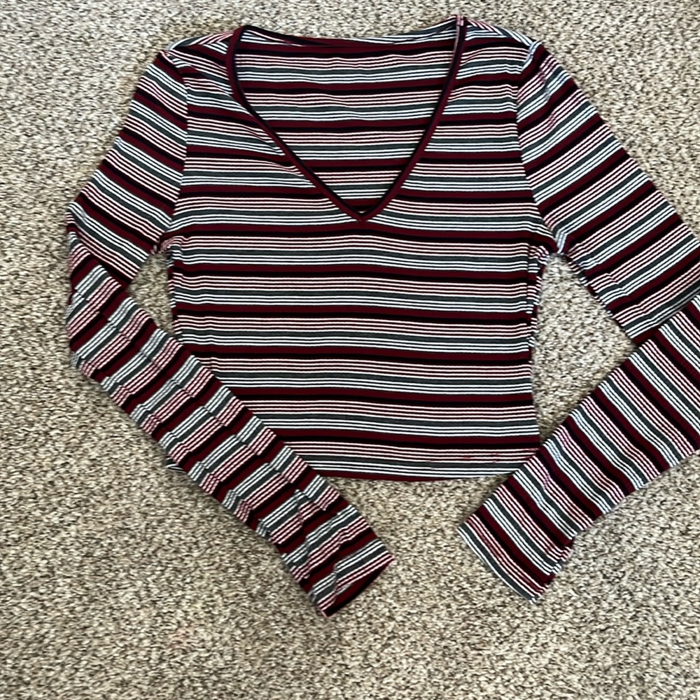 Long sleeve crop top
